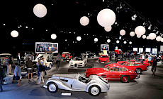 A showroom full of classic cars